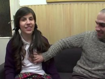 18yo, schoolgirl fron a religious wealthy parents, she's the dark-hued sheep of the family.