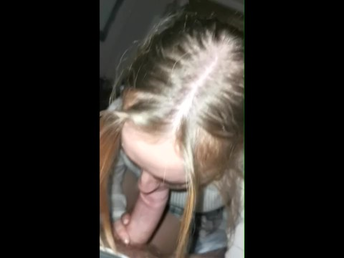 ScarlettsCreampies' diminutive English girlfriend Scarlett's first-ever ever vid - see her take it all!