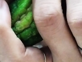 When I am alone at home then I used a boink stick cucumber