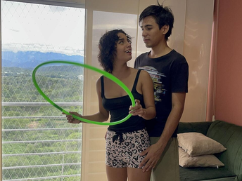 I Help My Stepsis with Her Aerobics & Get Her Rock-stiff & Rock-hard