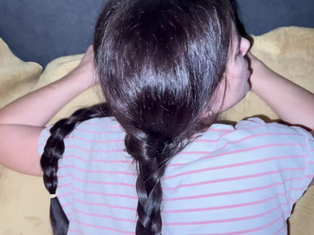 Step sista's cock-squeezing bum waiting for step brutha's stiff fuckpole - Russian teenie activity!