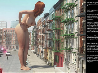 Monstrous Apple Small Gesture Gig 15 - 3D Comics. 3D Cartoon Sex