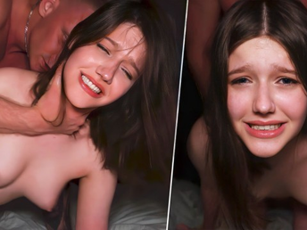 Margo Von Tesse bellows loud while getting humped hard in POINT OF VIEW