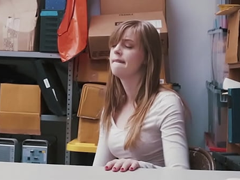 Teenager Honey Dolly Leigh Caught Shoplifting And Taken For A Questioning