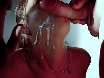 Mommy Gives A Muddy Backroom Blowjob To Her Stepson's Finest Friend At His Rave Soiree