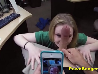 Humungous Hooters Blonde Tart Blows And Bangs Huge Cock