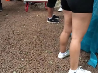 Teenager Latex Shorts (Full Video Description)