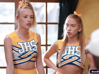 SexSinners.com - Cheerleaders rimmed and analed by coach