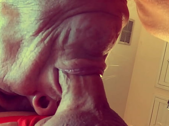 Granny Velma Dinkley: The Cocksucking Cumnundrum Case of the Open Bathrobe!