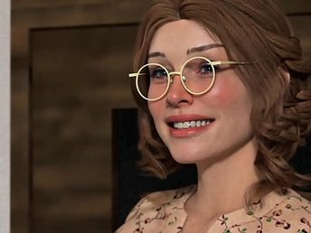 Horny Colledge boy fucks his Uncle's New torrid Nerdy wife