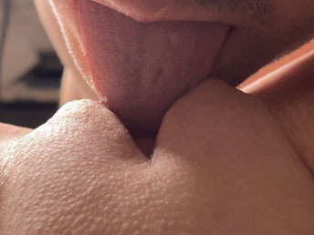 Cherry_Ice's pussy gets licked increased by fingered depending on she orgasms in POV