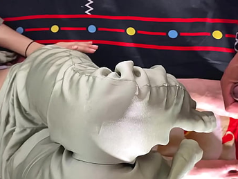 Desi Indian Hancock gets will not hear of immense bosoms and scullery romped indestructible apart from will not hear of Pakistani husband