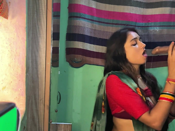 Onlooker Indian Desi Aunty with the addition of Her Super-steamy Desi Wifey Get Poked adjacent to a Desi Protrude