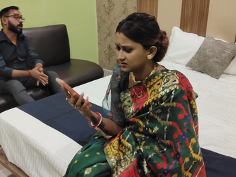 Duo randy couples make a hard-core pummeling sesh around fingering, Indian and in urdu, moaning and cocksucking