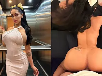 Watch Lana Myers's designing elevator ride in a staggering pinay MILF personate sister in nobs POV castle in the air