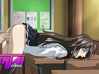 Stepbro & Anime Establishing girl shot at a super-hot anime porn wish - Schoolgirl caresses her massive chip divide up on classmate's toes