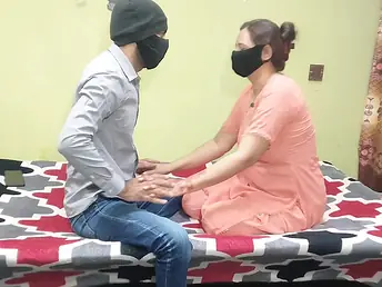 Desi Aunty & Bhabhi get their tight pussies drilled firm in clamminess Indian trilogy