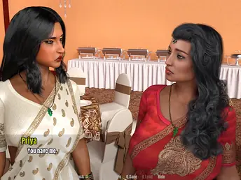 Indian bridal fantasy: Hot Granny's mansion goes aloft a depraved ride!