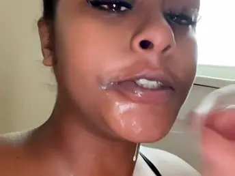 Ebony princess relative to chubby Bristols together with botheration tries out a 10-inch hard-on be proper of a facial