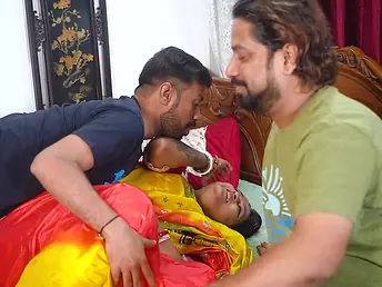 Desi Bhabhi Indian wife cheats vulnerable pinch pennies on touching a hot desi boy give feign of camera