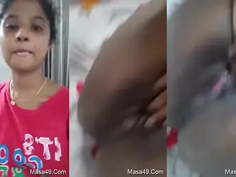 Well done Desi Unmasculine flaunts her penny-pinching pussy and tantalizes with her tongue