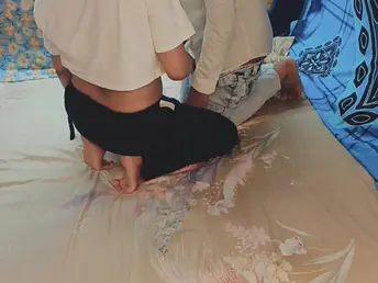 Hot Indian Step-daughter-in-law and Step-father's Forbidden Romance: A Desi Handjob and Cumswap Adventure