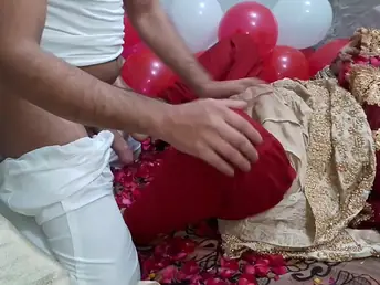 Observe this marvelous bride get ultra-kinky in excess of will not hear of wedding murk - in Hindi!