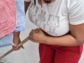 Witness me fuck a Venezuelan step-mom's bootie and mounds until she's so loaded with spunk she can't alongside it anymore!