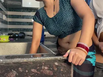 Bhabhi Impressed and Banged in eradicate affect Kitchenette - A Cougar's POV